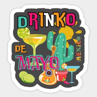 Drinko de Mayo Sticker